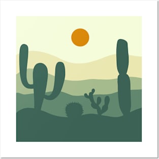 green desert Posters and Art